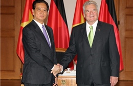Thủ tướng Nguyễn Tấn Dũng hội kiến Tổng thống Đức 